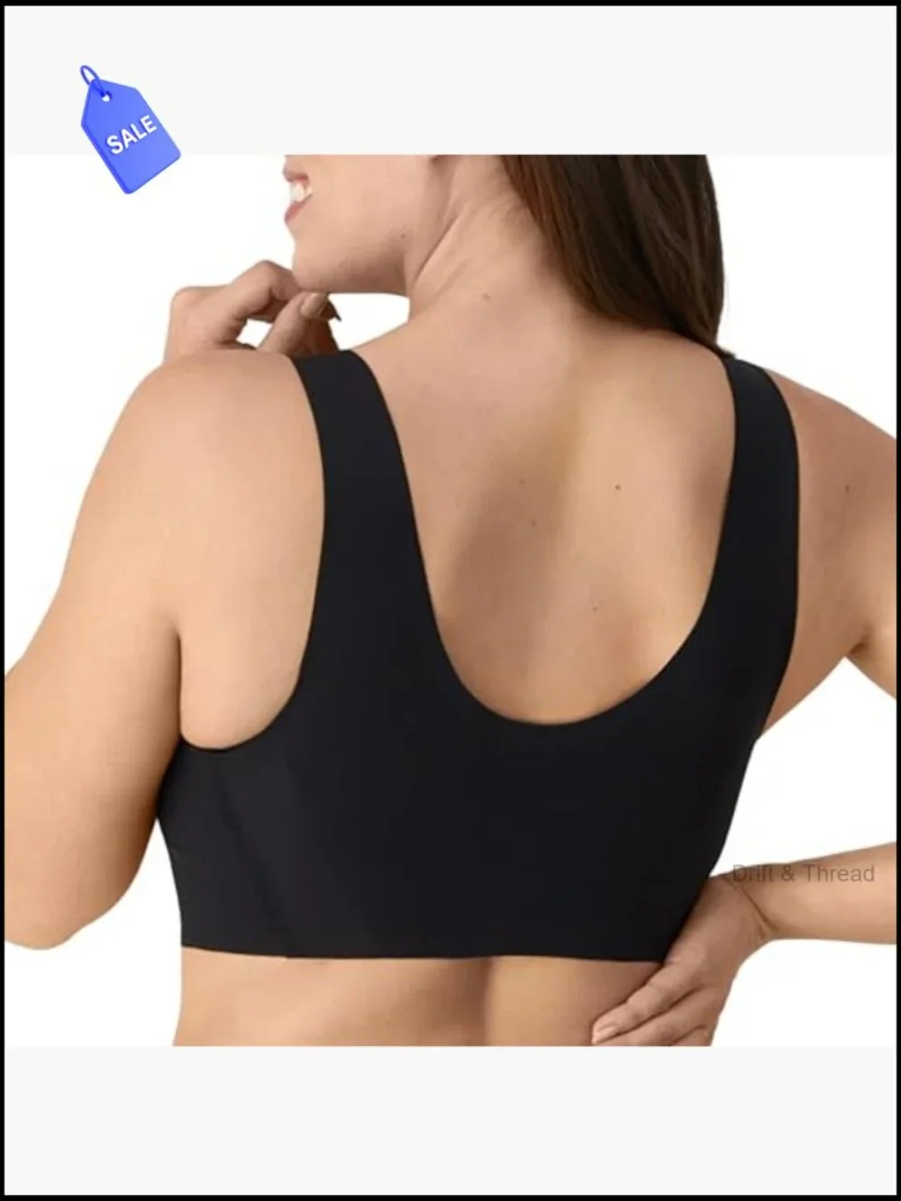 Wireless Pullover T-Shirt Bra, Seamless, Light Support, Comfortable